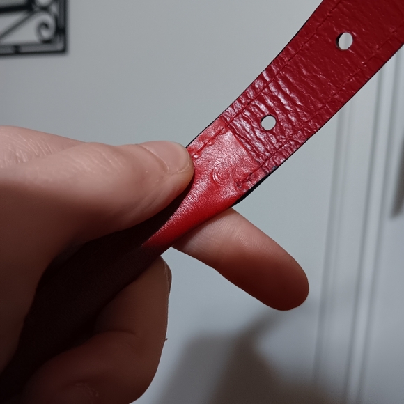 Vintage Coach NIB Red Leather Dog Collar XS - Picture 5 of 10